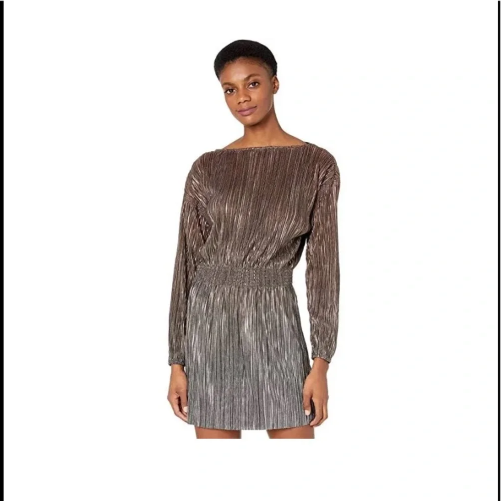 Astr The Label Janelle Dress Blush/Silver Ombre - Picture 2 of 8